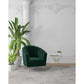Manhattan Comfort Rosemont Green & Gold Velvet Accent Chair