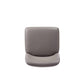 Manhattan Comfort Serena Faux Leather Dining Chair In Gray