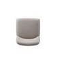 Manhattan Comfort Serena Faux Leather Dining Chair In Light Gray