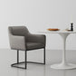 Manhattan Comfort Serena Gray Upholstered Dining Armchair