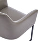 Manhattan Comfort Serena Gray Upholstered Dining Armchair