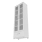 Manhattan Comfort Serra 1.0 5-Shelf Display Cabinet In White