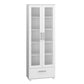 Manhattan Comfort Serra 1.0 5-Shelf Display Cabinet In White