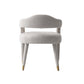 Manhattan Comfort Silver Modern Aspen Tweed Dining Armchair