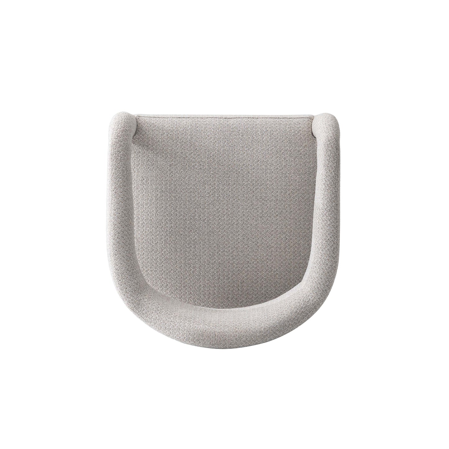 Manhattan Comfort Silver Modern Aspen Tweed Dining Armchair