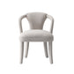 Manhattan Comfort Silver Modern Palmer Tweed Dining Armchair