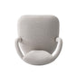 Manhattan Comfort Silver Modern Palmer Tweed Dining Armchair