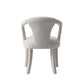 Manhattan Comfort Silver Modern Palmer Tweed Dining Armchair In A Set Of 2