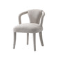 Manhattan Comfort Silver Modern Palmer Tweed Dining Armchair