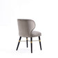 Manhattan Comfort Strine Dark Taupe Upholstered Dining Chair