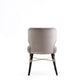 Manhattan Comfort Strine Dark Taupe Upholstered Dining Chair
