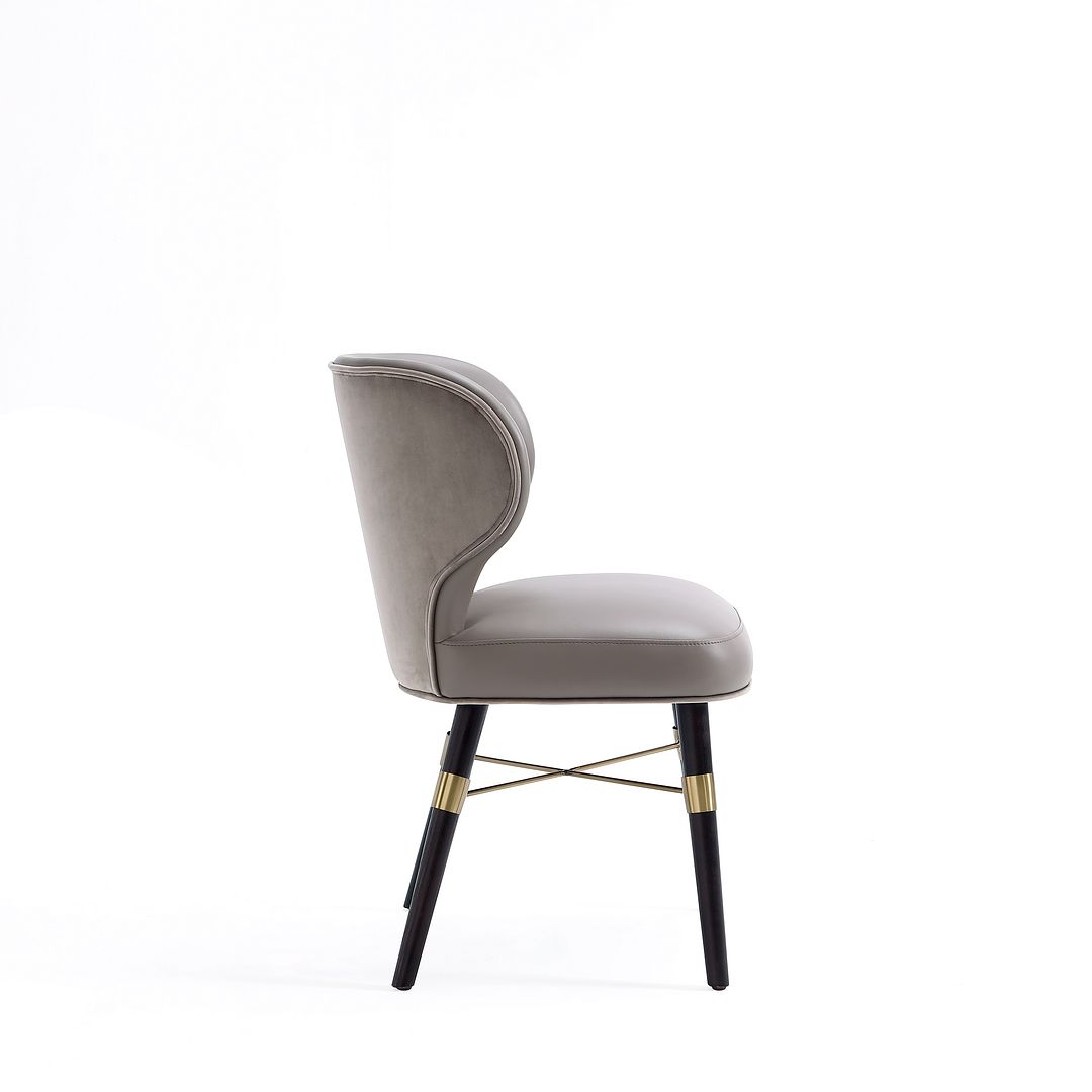 Taupe upholstered dining discount chairs