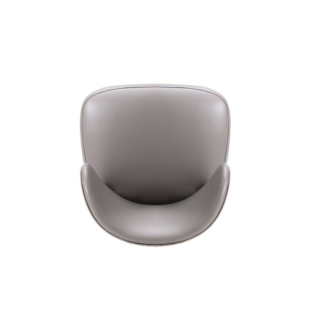 Manhattan Comfort Strine Dark Taupe Upholstered Dining Chair