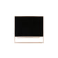 Manhattan Comfort Trillium 57" Black & Gold Velvet 2-Seater Loveseat