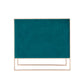 Manhattan Comfort Trillium Teal & Gold Velvet Accent Chair