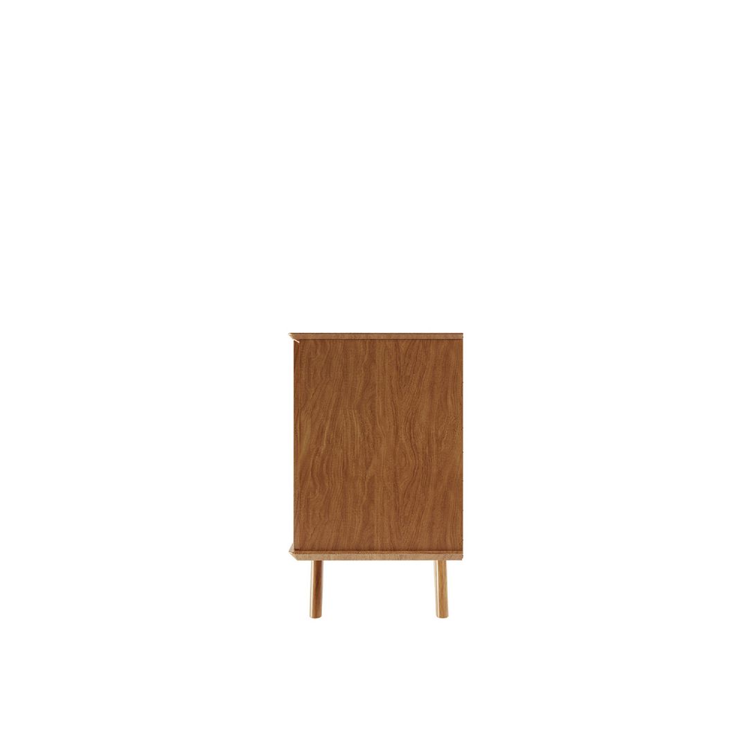 Manhattan Comfort Tudor 53" Sideboard With 4 Shelves In Maple Cream