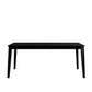 Manhattan Comfort Tudor 71" Dining Table In Black