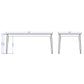 Manhattan Comfort Tudor 71" Dining Table In Black