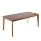 Manhattan Comfort Tudor 71" Dining Table In Maple Cream