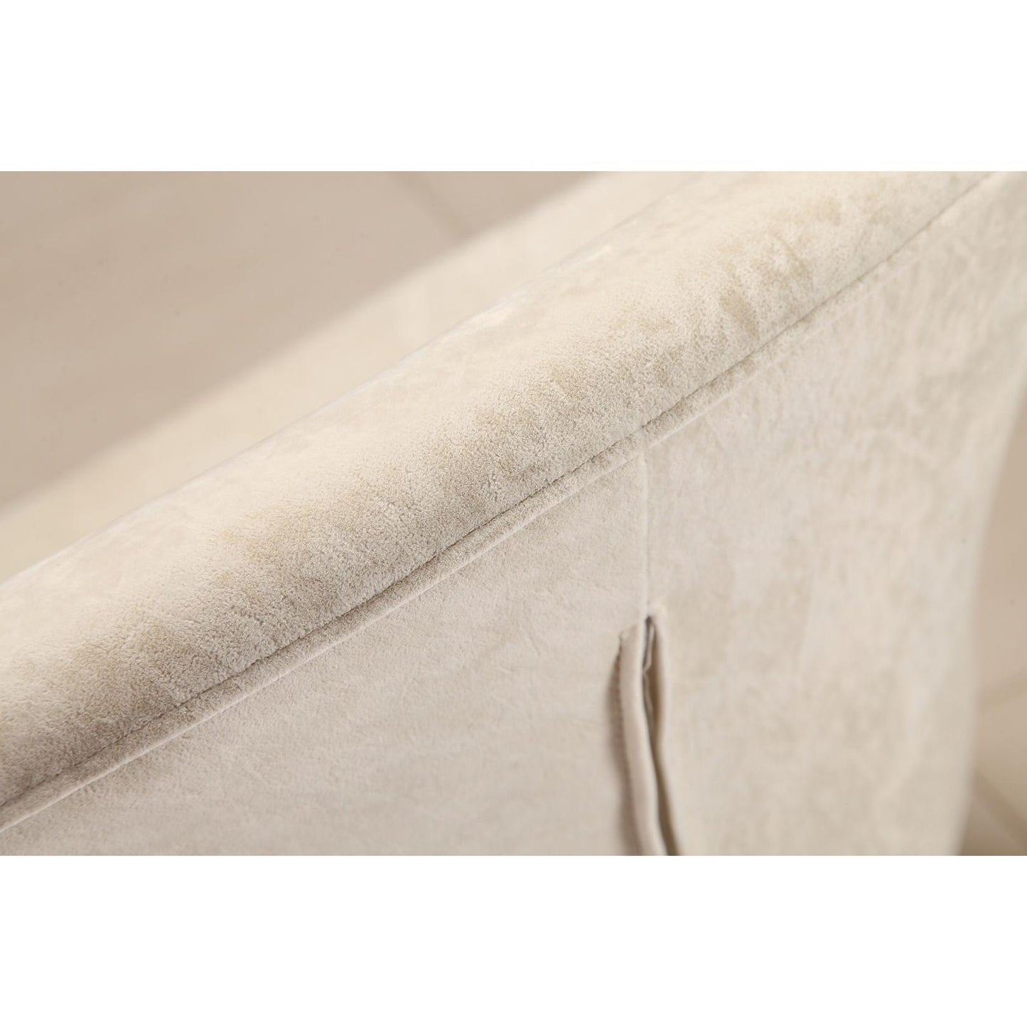 Manhattan Comfort Tulip White & Polished Chrome Velvet Swivel Accent Chairs In A Set Of 2