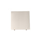 Manhattan Comfort Utopia 20" High Square End Table With Splayed Wooden Legs In Off White & Maple Cream