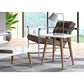 Manhattan Comfort Utopia 20" High Square End Table With Splayed Wooden Legs In White Gloss