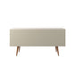 Manhattan Comfort Utopia Wide Dresser Cabinet In Off White & Maple Cream