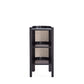 Manhattan Comfort Versailles 2-Piece Black & Natural Cane End Table