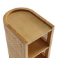 Manhattan Comfort Versailles 2-Piece Nature & Natural Cane End Table