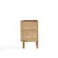 Manhattan Comfort Versailles 2-Piece Nature & Natural Cane End Table