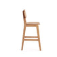 Manhattan Comfort Versailles Nature Cane Counter Stool In A Set Of 3