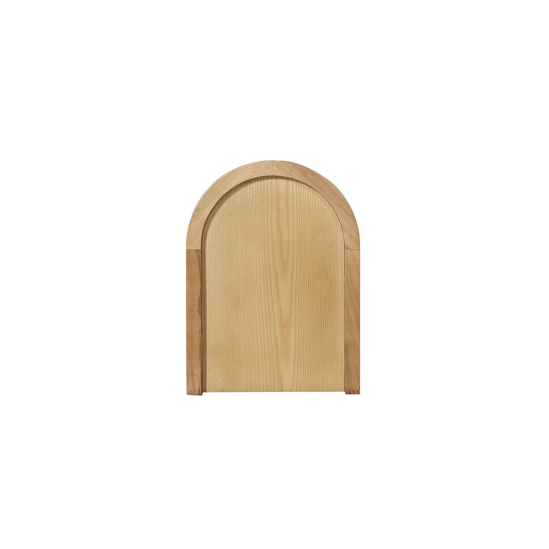 Manhattan Comfort Versailles Nature & Natural Cane End Table