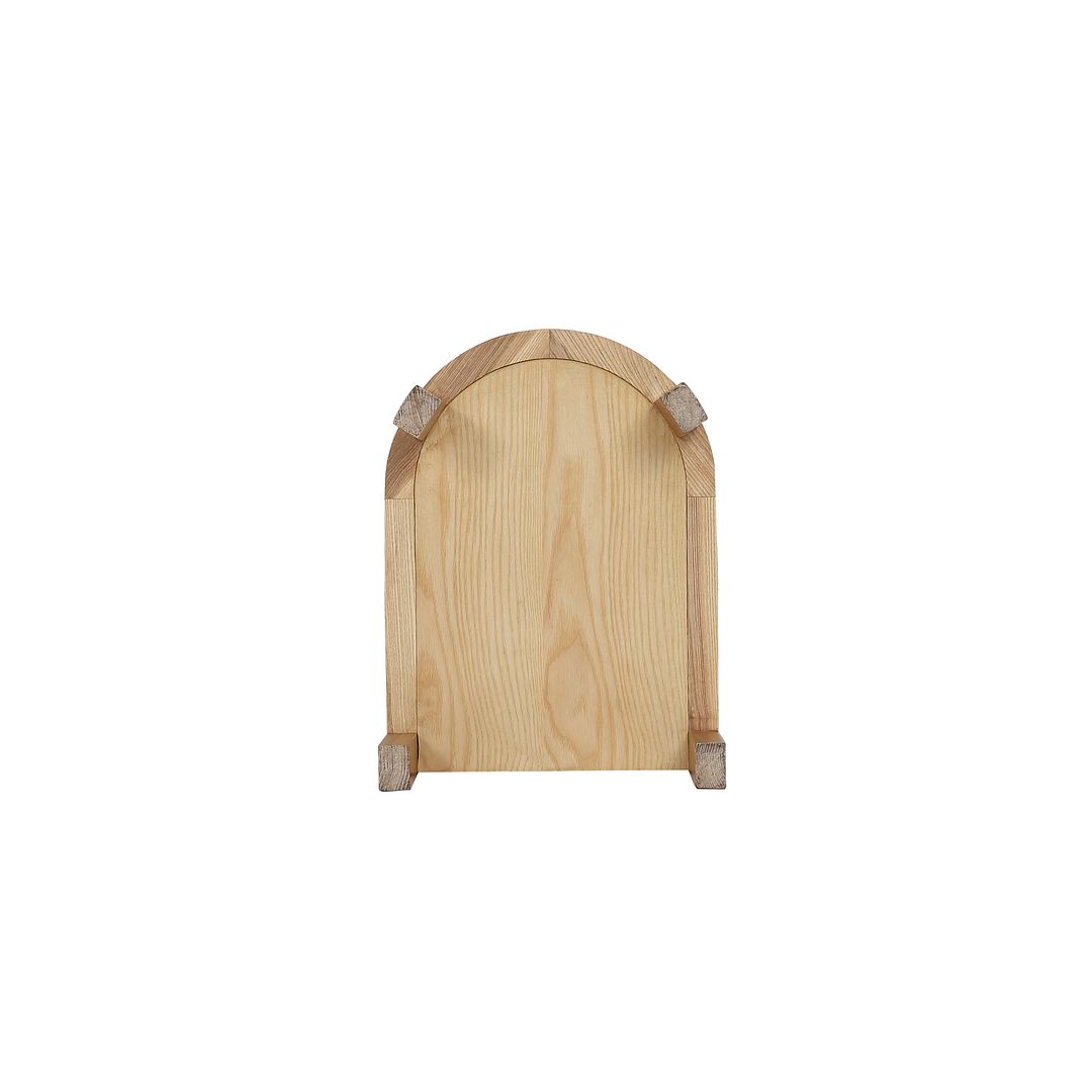Manhattan Comfort Versailles Nature & Natural Cane End Table