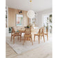 Manhattan Comfort Versailles Round Nature Cane Dining Chairs In A Set Of 4