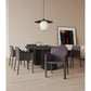 Manhattan Comfort Vogue Gray Faux Leather Arm Chair