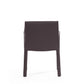 Manhattan Comfort Vogue Gray Faux Leather Arm Chair