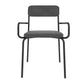 Manhattan Comfort Whythe PU Leather Dining Chair In Black