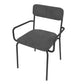 Manhattan Comfort Whythe PU Leather Dining Chair In Black