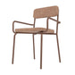 Manhattan Comfort Whythe PU Leather Dining Chair In Corten