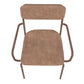 Manhattan Comfort Whythe PU Leather Dining Chair In Corten