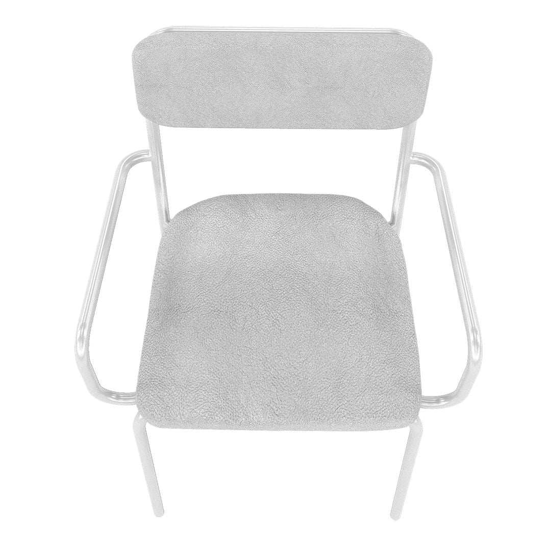 Manhattan Comfort Whythe PU Leather Dining Chair In White