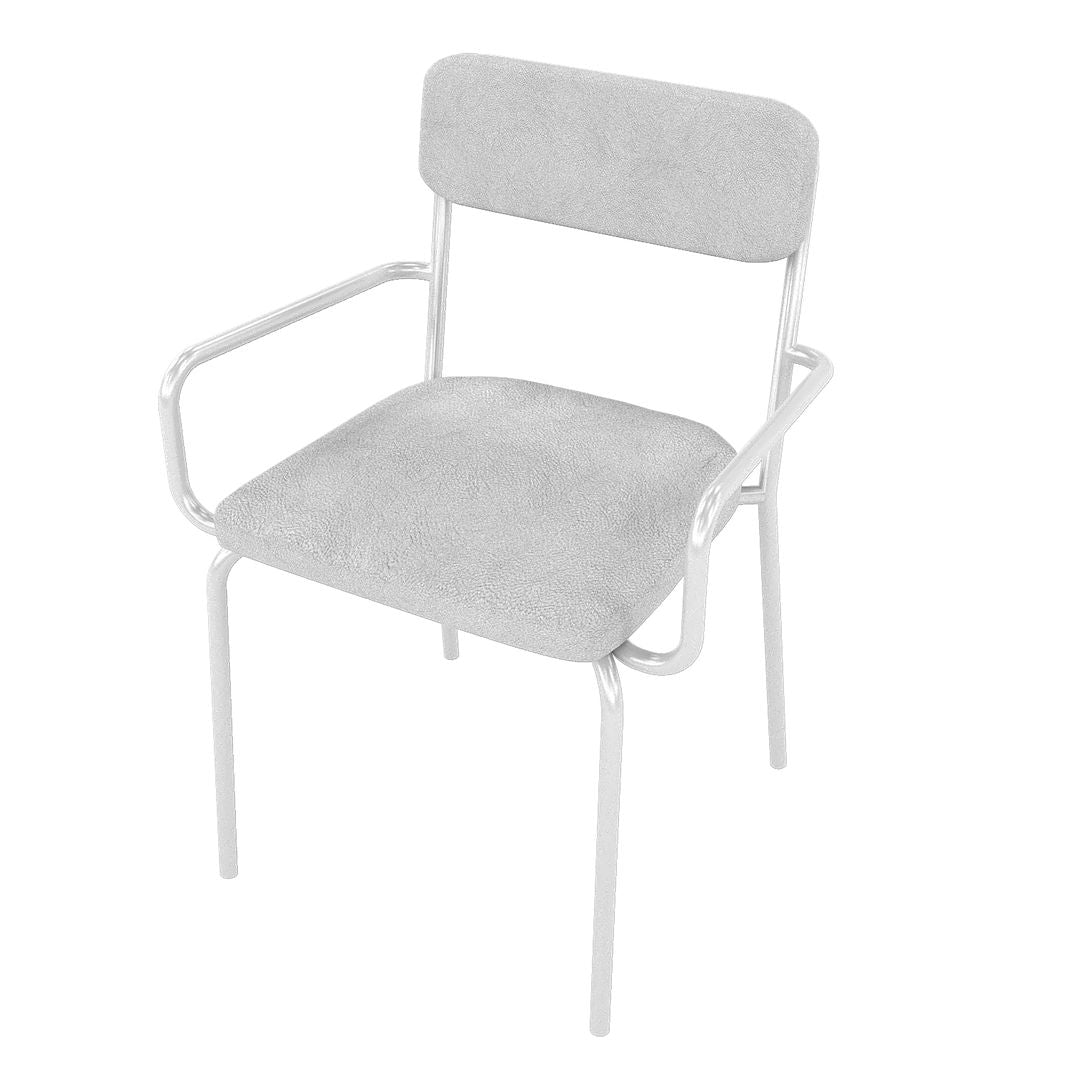Manhattan Comfort Whythe PU Leather Dining Chair In White