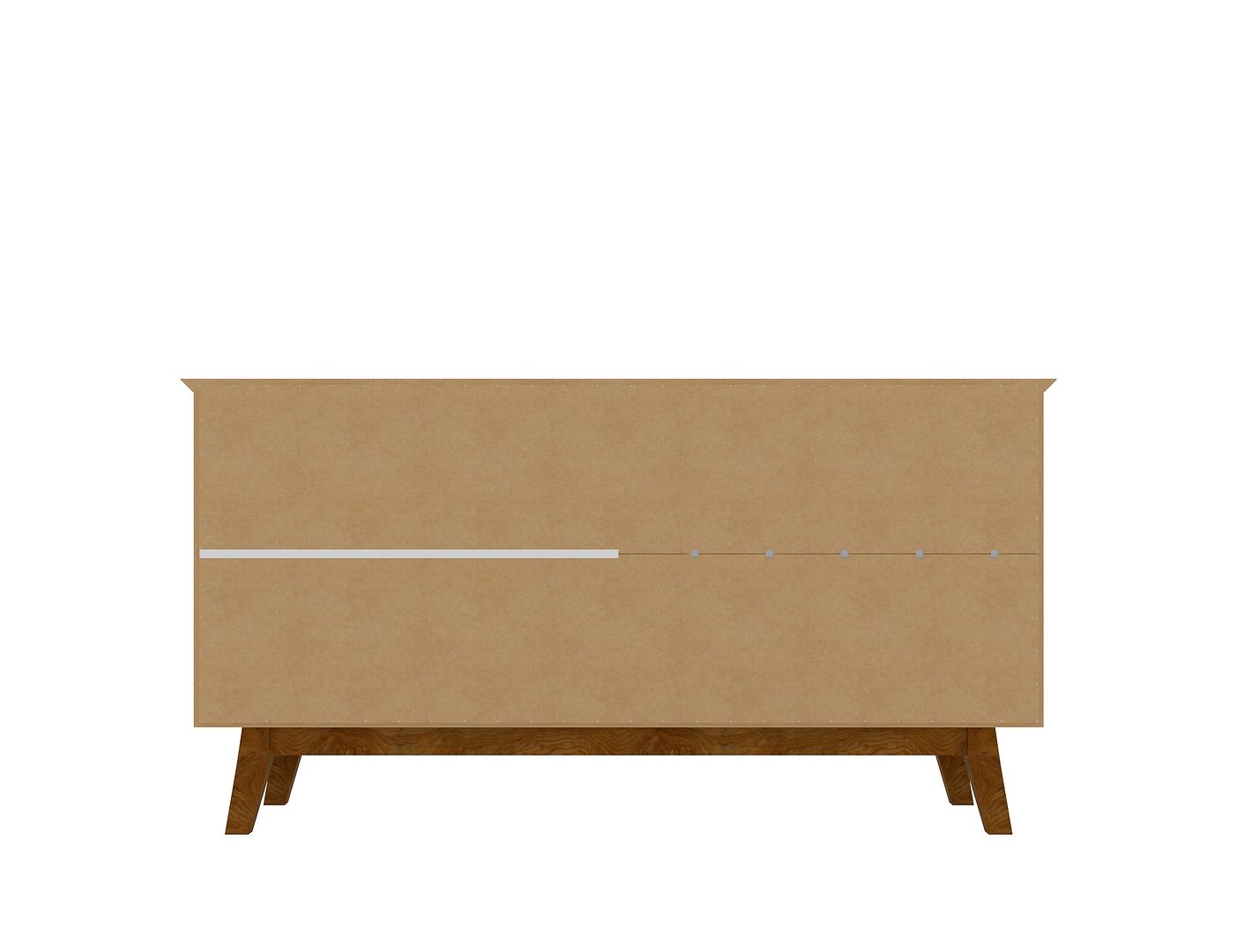 Manhattan Comfort Yonkers 63" Black & Cinnamon Sideboard
