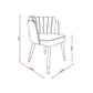 Manhattan Comfort Zephyr Velvet Dining Chair In Cream