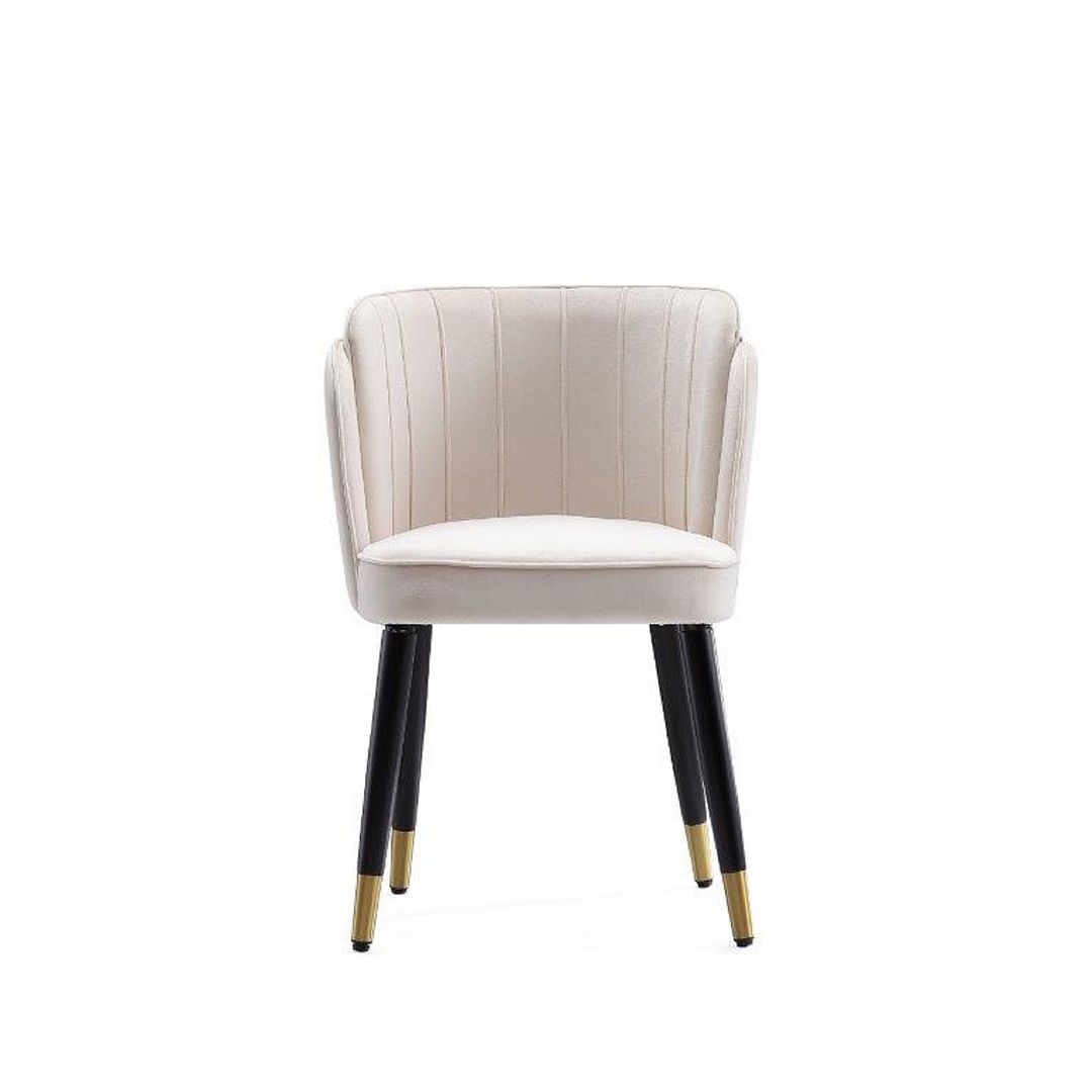 Manhattan Comfort Zephyr Velvet Dining Chair In Hunter Green