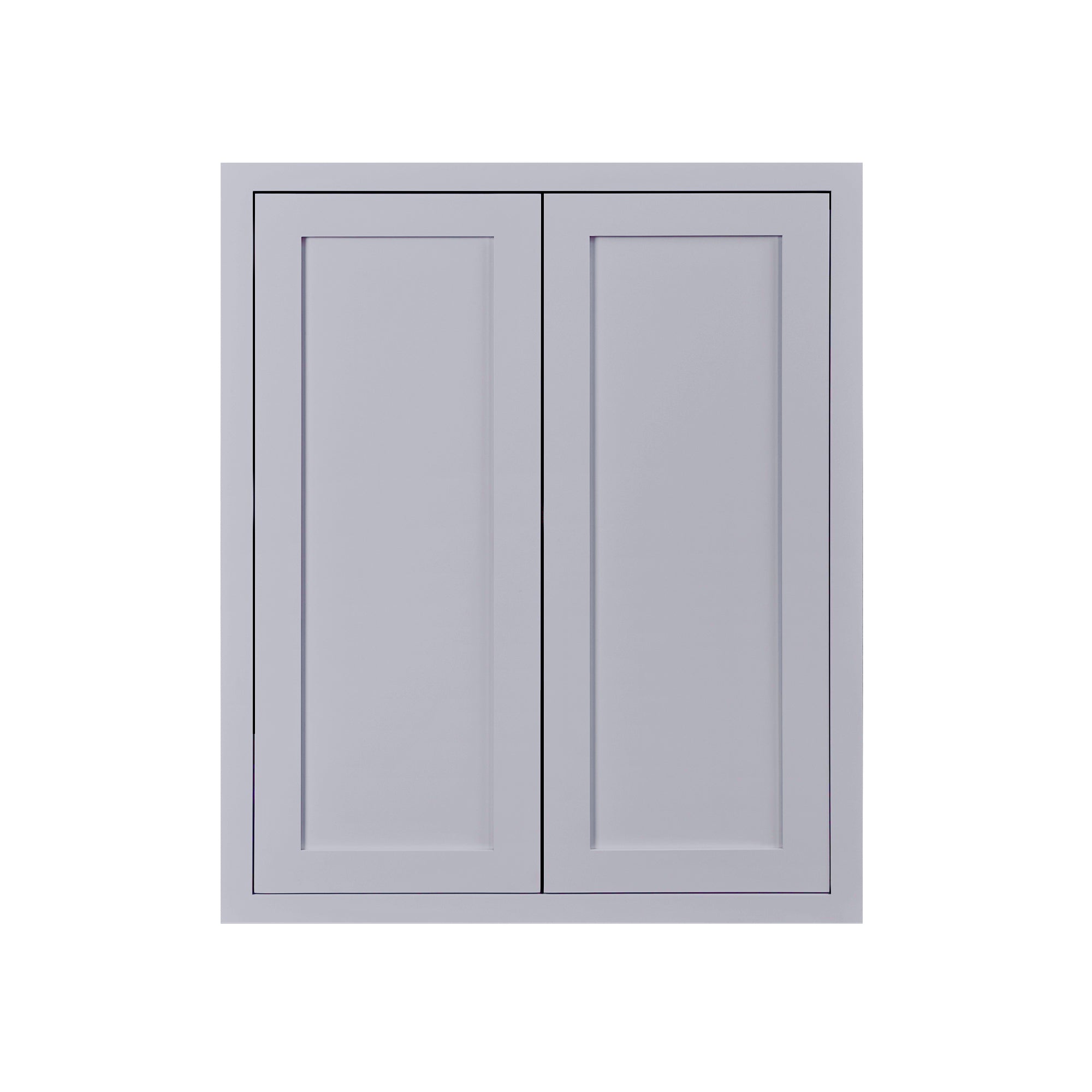 Maplevilles Cabinetry 27" x 30" Light Gray Inset Modern Shaker Style R ...