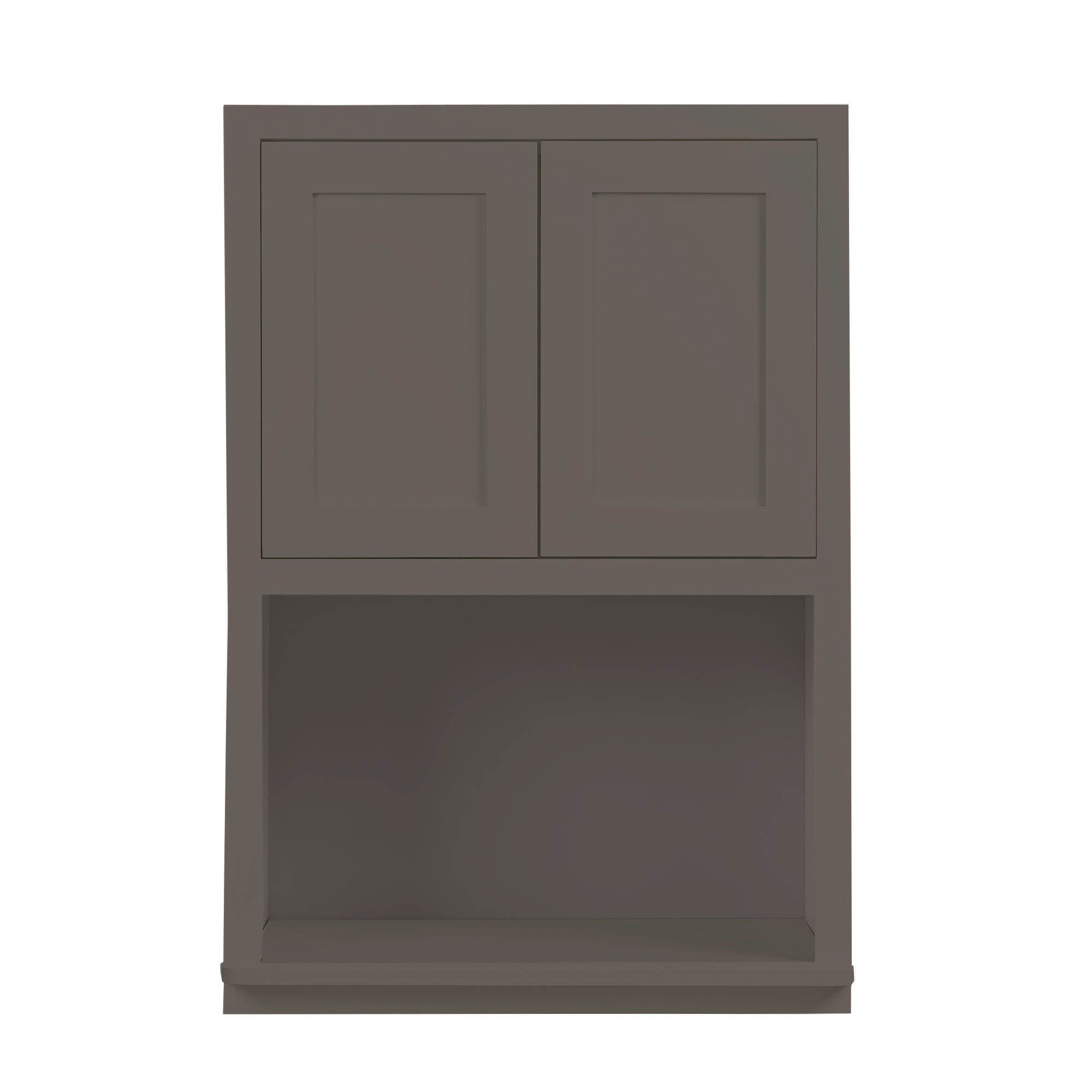 Maplevilles Cabinetry 27" x 39" Dark Gray Inset Modern Shaker Style RT ...