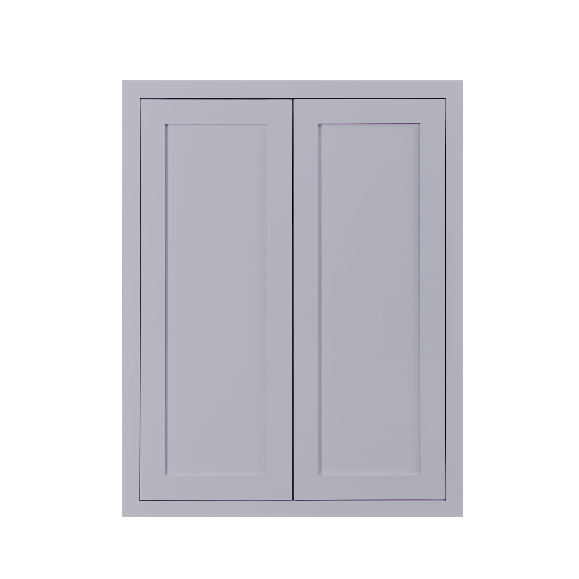 Maplevilles Cabinetry 27" x 39" Light Gray Inset Modern Shaker Style R ...