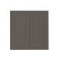 Maplevilles Cabinetry 30" x 30" Dark Gray Inset Modern Shaker Style RTA Birch Wood Wall Storage Cabinet With 2 Doors & 2 Shelf Boards