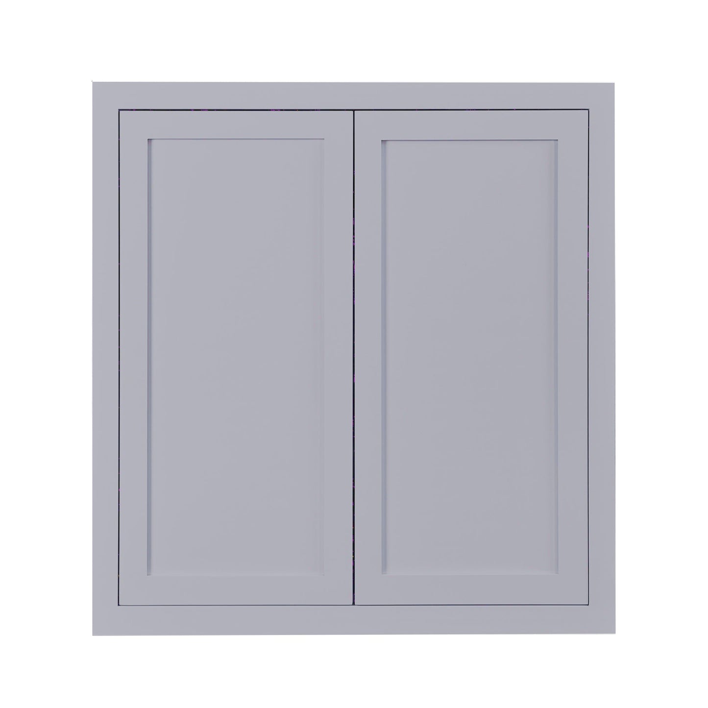 Maplevilles Cabinetry 36" x 39" Light Gray Inset Modern Shaker Style RTA Birch Wood Wall Storage Cabinet With 2 Doors & 2 Shelf Boards